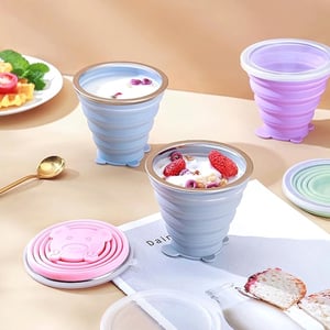 Folding Travel Mug - Gray