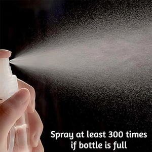 Refillable & Portable Transparent Spray Bottle 100ml