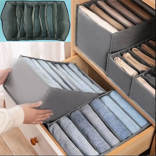 Cloth Storage Bag - Grey