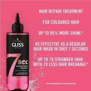 Schwarzkopf Gliss 7 Sec Express Repair Treatment Colour Perfector 200ml