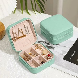 Jewelry Storage Box - Cyan
