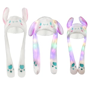 Ear Pop Up Lighting Cap - White Cinnamorol