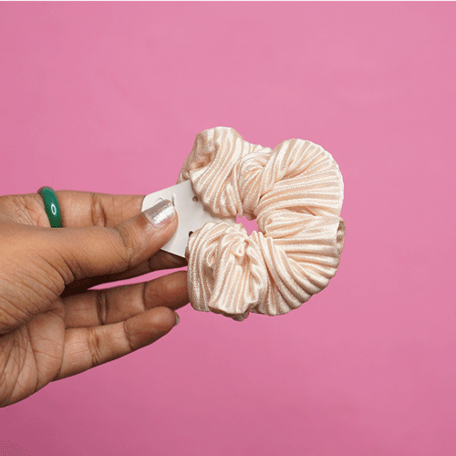 Scrunchie Soft Hand & Hairband - Cream