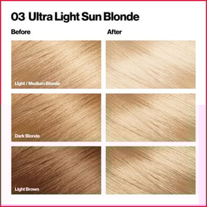 Revlon Colorsilk Beautiful 3D Hair Color - 03 Ultra Light Sun Blonde  •