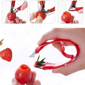 Veleka Fruit & Vegetable Huller - Red