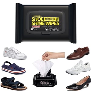 Shoe Shine Wipes - 60pcs