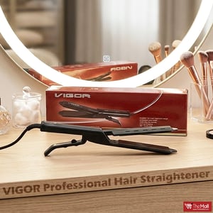 VIGOR Professional Hair Straightener - Black
