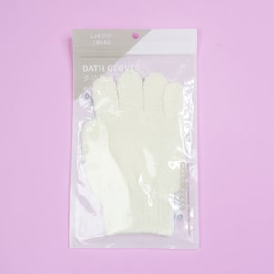 LMLTOP Bath Gloves - White