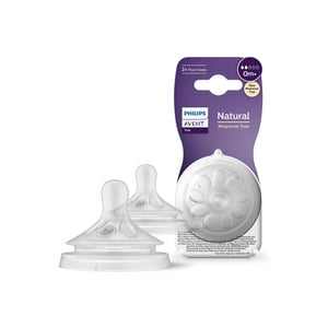 Philips Avent Natural Response Level 2 Teat 0m+ - 2pc (5105)