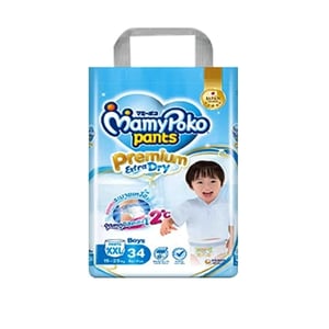 Mamy Poko Pants Premium Extra Dry Size - XXL (15-25kg) 34pcs (Boys)•