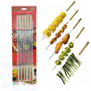 Stainless Steel Barbecue Skewers 12pcs