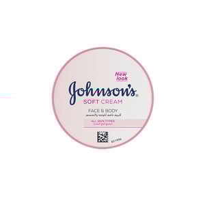 Johnson's Face & Body Soft Cream for All Skin Type 200ml  •