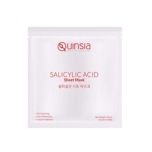 Quinsia Salicylic Acid Sheet Mask 30g