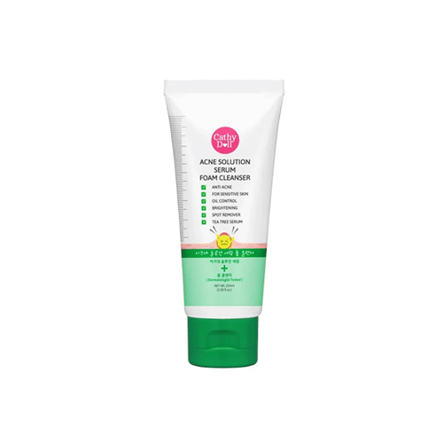 Cathy Doll Acne Solution Serum Foam Cleanser 100ml •