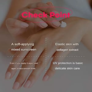 Pure Ground Collagen Pink Tone Up Sun Cream 70ml SPF 50+PA+++  •