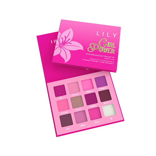 Lily Girl Power 12 Eyeshadow Palette - Perfect Pink