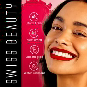 Swiss Beauty Pure Matte Lipstick 3.8g - 225 Cafe Mocha