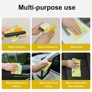 Microfiber Multi-purpose Cloth Roll - 20pcs