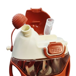 AVEAT Water Bottle With Handle & Strap For Baby (0m+) - Brown