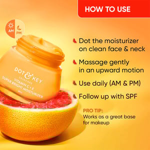 Dot & Key Vitamin C + E Super Bright  Moisturizer 60ml •