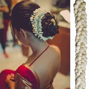 Artificial Jasmine Gajra For Hair