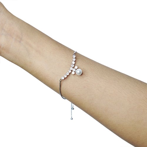 Light luxury Inlaid Bracelet for Women - 006