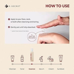 K - SECRET SEOUL 1988 Essence Snail Muchin 97% + Rice 100ml •