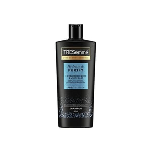Tresemme Hydrate & Purify + Hyaluronic Acid & White Clay Shampoo 685ml •