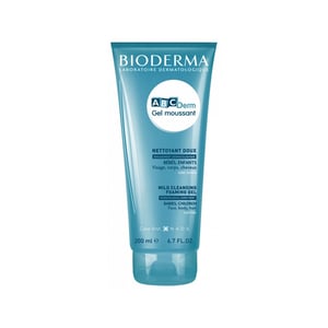 Bioderma ABCDerm Gel Moussant Mild Cleansing Foaming Gel For Babies 200ml •