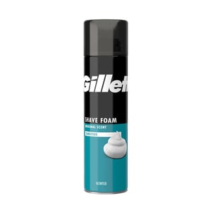 Gillette Sensitive Original Scent Shaving Foam 200ml