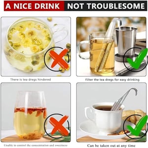 Stainless Steel Stick Pipe Tea Steeper