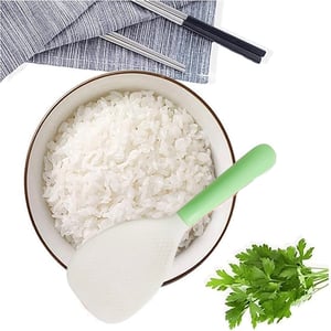 Plastic Rice Spoon - Bright Green