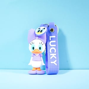 Duck Cartoon Key Ring - Lucky