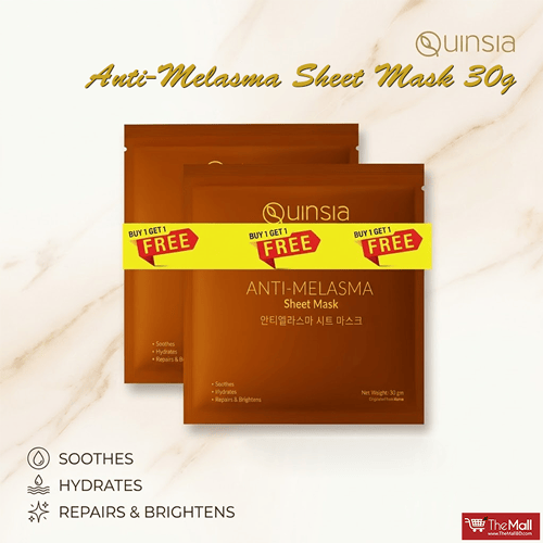 Quinsia Anti-Melasma Sheet Mask 30g (Buy 1 Get 1 Free)