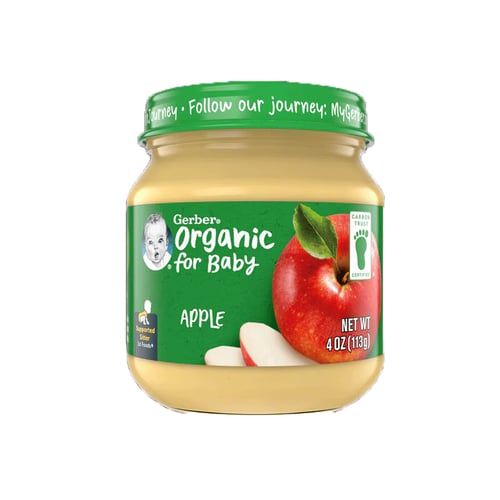 Gerber Organic For Baby Apple (6+months) 113gm•