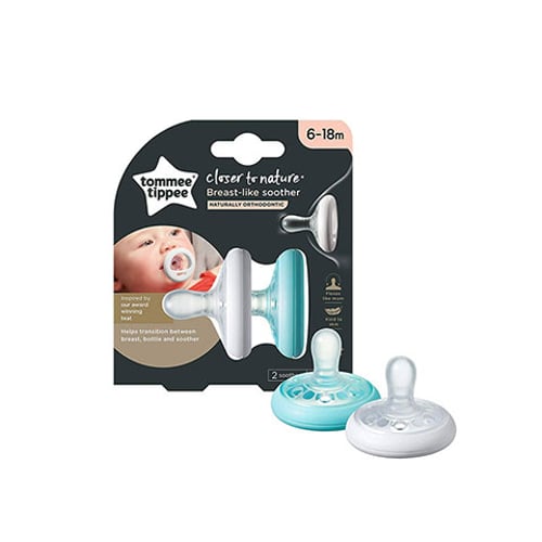 Tommee Tippee Closer To Nature Breast - Like Soother 6-18m (34305)