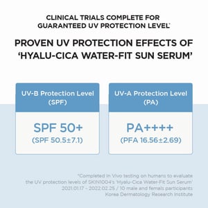 Skin1004 Madagascar Centella Hyalu-Cica Water-Fit Sun Serum 50ml - SPF50+ PA++++ •