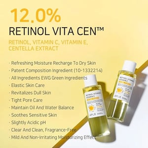 APLB Retinol Vitamin C Vitamin E Facial Toner 160ml •