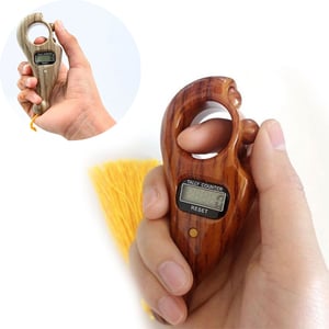 Jixin Digital Tasbih - White Wooden 2202