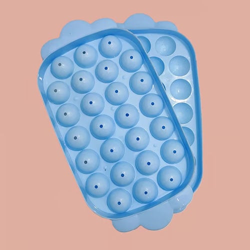 26 Grid Ice Ball Mould - Baby Blue