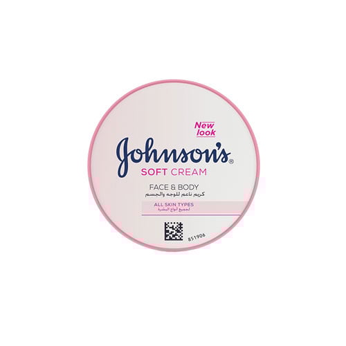Johnson's Face & Body Soft Cream for All Skin Type 200ml  •