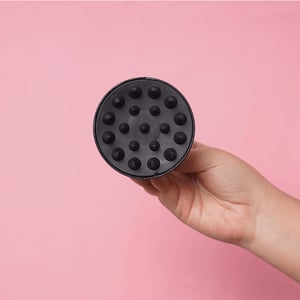 Sweet Beauty Silicone Hair Scalp Massage Brush - Black