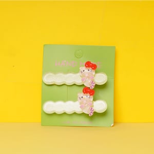 Pea Shape Baby Hair Clip - Mermaid Hello Kitty