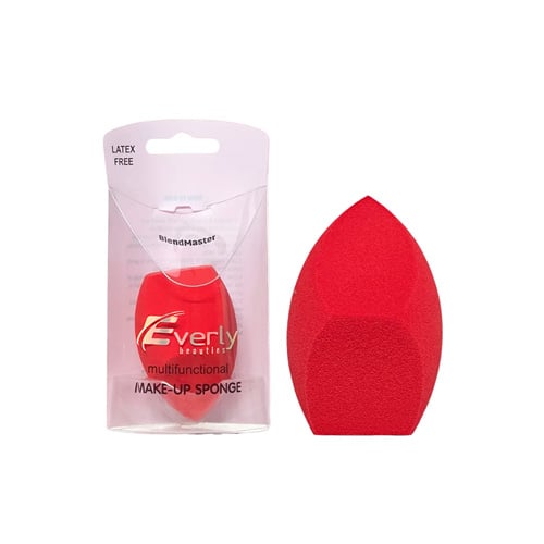 Everly Multifunctional Make-up Sponge - Red