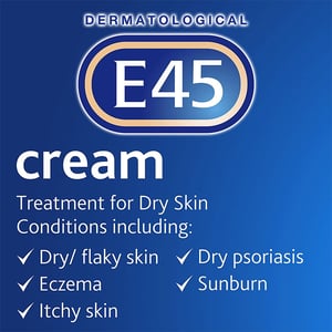 E45 Straightforward Skincare Cream 125g •