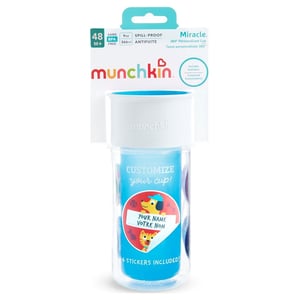 Munchkin Miracle 360° Personalised Cup 48m+ 266ml - Blue