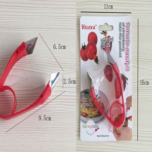 Veleka Fruit & Vegetable Huller - Red