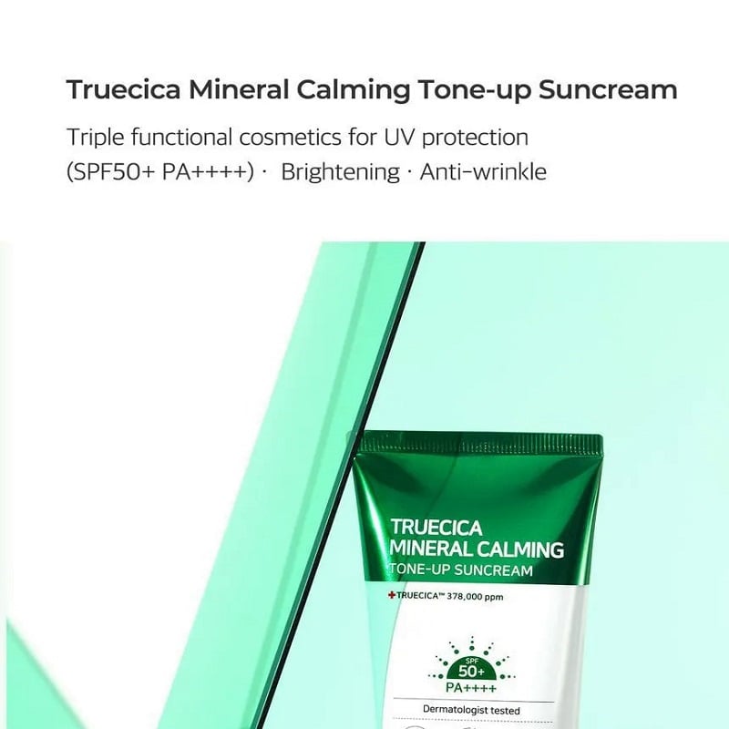 SOME BY MI Truecica Mineral Calming Tone-Up Suncream 50ml - SPF50+ PA++++