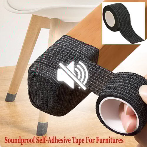 Soundproof Self-Adhesive Tape For Furnitures - Black
