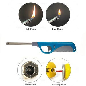 Kitchen Refillable Gas Lighter - Blue